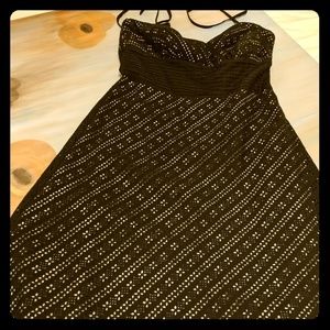 White House Black Market Black &White Dress